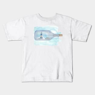 Lighthouse In A Jar Kids T-Shirt